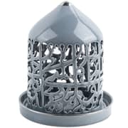 Otantik Jiwar Blue And Silver Large Electronic Candlestick Holder - Et2712