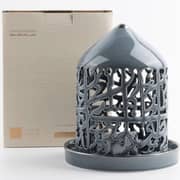 Otantik Jiwar Blue And Silver Large Electronic Candlestick Holder - Et2712