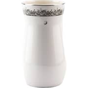Otantik Ather White And Silver Medium Flower Vase - Et2528