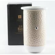 Otantik Asalah Creamy And Silver Large Porcelain Vase - Et2624