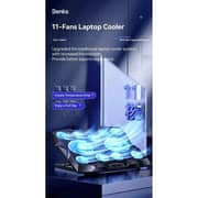 Benks Laptop Cooling Bracket With RGB Fan Black - SR08