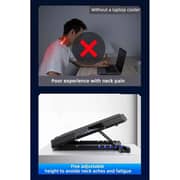 Benks Laptop Cooling Bracket With RGB Fan Black - SR08