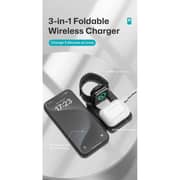 Benks 3-in-1 Foldable Magnetic Wireless Charger White - W12