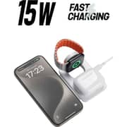 Benks 3-in-1 Foldable Magnetic Wireless Charger White - W12