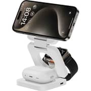 Benks 3-in-1 Foldable Magnetic Wireless Charger White - W13