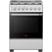 Midea 4 Burners Gas Cooker 60x60cm Stainless Steel/Black - MFOMG24TESS