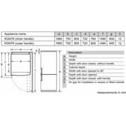 Siemens iQ500 Bottom Freezer Refrigerator 578L Graphite - KG76NCXE0M
