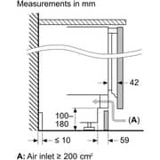 Siemens iQ300 Under Counter Refrigerator 134L Graphite - KU21RVFE0M