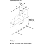 Siemens iQ300 Built-in Chimney Hood 90cm Graphite - LC96KPJ60M