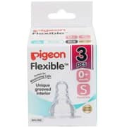 Pigeon Peristaltic Nipple Transparent 3pcs