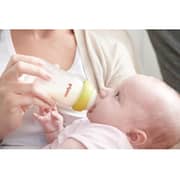 Pigeon Softouch Peristaltic Plus Wide Neck Bottle White