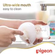 Pigeon Softouch Peristaltic Plus Wide Neck Bottle White