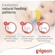 Pigeon Soft Touch 2pcs Silicone Nipple Clear