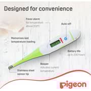 Pigeon Digital Thermometer White/Green