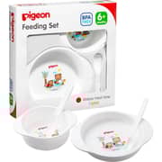 Pigeon Baby Feeding Set White