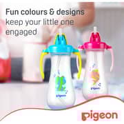 Pigeon Tall Straw Bottle Blue