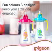 Pigeon Tall Straw Bottle Pink