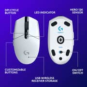 Logitech G305 Lightspeed Wireless Gaming Mouse White - 910-005289