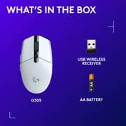Logitech G305 Lightspeed Wireless Gaming Mouse White - 910-005289