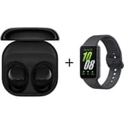 Samsung Galaxy Buds Core Wireless Earbuds Black + GalaxyFit 3 Grey