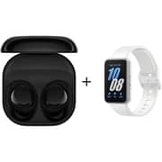Samsung Galaxy Buds Core Wireless Earbuds Black + GalaxyFit 3 Silver
