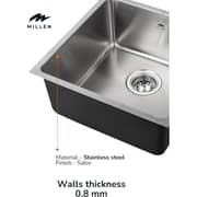 Millen Single Bowl Sink 1pc Set - MS4408