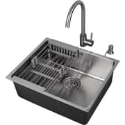 Millen Single Bowl Sink With Faucet 1pc Set - MS5444