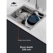 Millen Single Bowl Sink With Faucet 1pc Set - MS5444