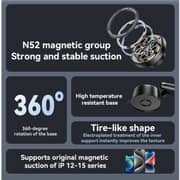 Yesido Magnetic Car Phone Holder Black - C266