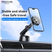 Yesido Magnetic Car Phone Holder Black - C266