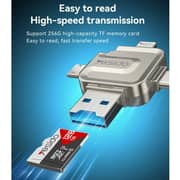 Yesido 4-in-1 Adapter Silver - GS23