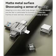 Yesido 4-in-1 Adapter Silver - GS23