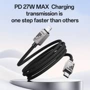 Yesido Type-C To IP Data Cable Black - CA195