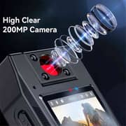 Yesido Body Black Action Camera - KM25