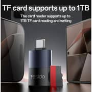 Yesido TF Card Reader Black - GS37
