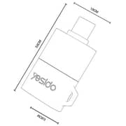 Yesido TF Card Reader Black - GS37