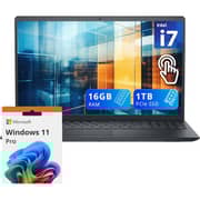 Dell Inspiron 15 (2025) Laptop - 13th Gen / Intel Core i7-1355U / 15.6inch FHD / 1TB SSD / 16GB RAM / Shared Intel UHD Graphics / Windows 11 Pro / English Keyboard / Black / International Version - [DC15250]