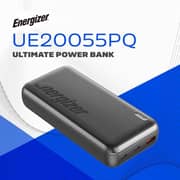 Energizer Power Bank 20000mAh Black - UE20055PQ