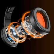 Meetion Wireless On Ear Gaming Headset Black/Orange