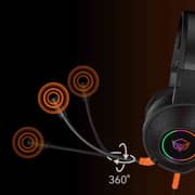 Meetion Wireless On Ear Gaming Headset Black/Orange