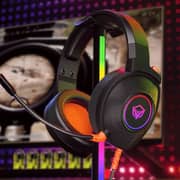 Meetion Wireless On Ear Gaming Headset Black/Orange