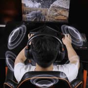 Meetion Wireless On Ear Gaming Headset Black/Orange