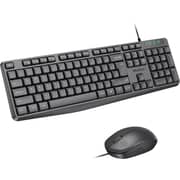 Meetion Wired Keyboard And Mouse Combo Black - C235