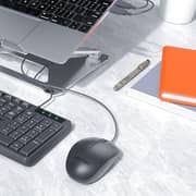 Meetion Wired Keyboard And Mouse Combo Black - C235