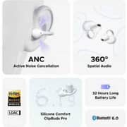 Ugreen Clipbuds Pro True Wireless Earbuds White