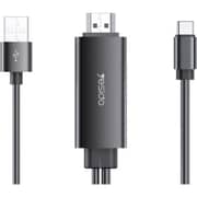 Yesido Type-C To HDMI Cable Adapter 1.8m Black - HM03