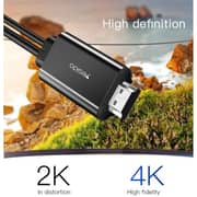 Yesido Type-C To HDMI Cable Adapter 1.8m Black - HM03