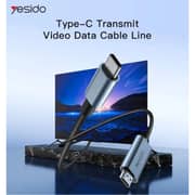 Yesido Type-C To HDMI Video Cable Adapter 2m Black - HM10