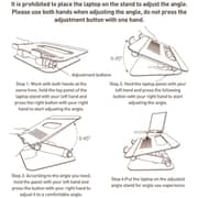 Yesido Durable Laptop Stand Silver - LP06