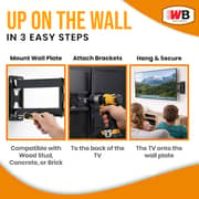 WB Swivel Wall Bracket for TV 32